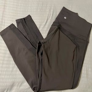 Lululemon Athletica Mesh Striped Leggings- sizes 10-14